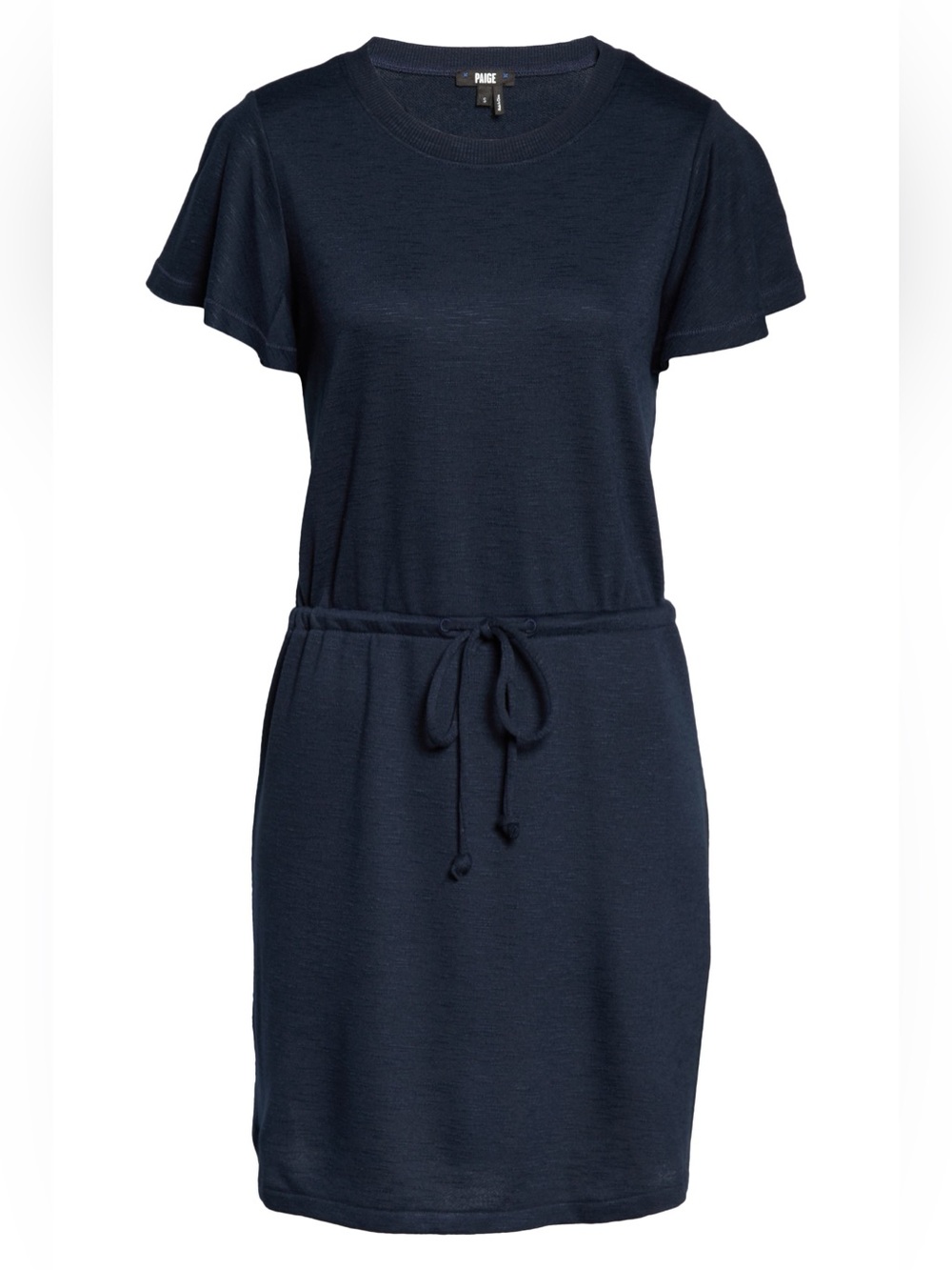 PAIGE $160 Brielle Drawstring Waist T-Shirt Dress